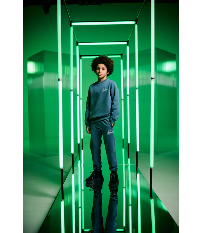 Malelions winter sweater jongens - teal blauw - Sport Counter