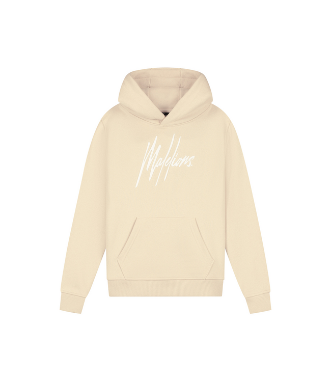 Malelions winter tracksuit jongens - beige wit - Essentials + GRATIS PET!