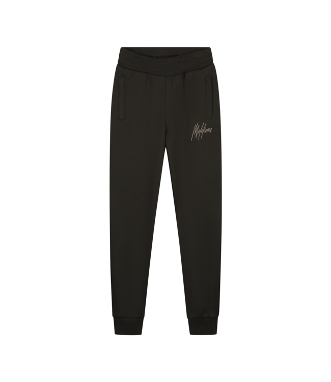 Malelions winter tracksuit jongens - zwart grijs - Essentials + GRATIS PET!