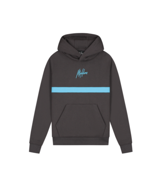 Malelions winter hoodie jongens - grijs blauw - Tube