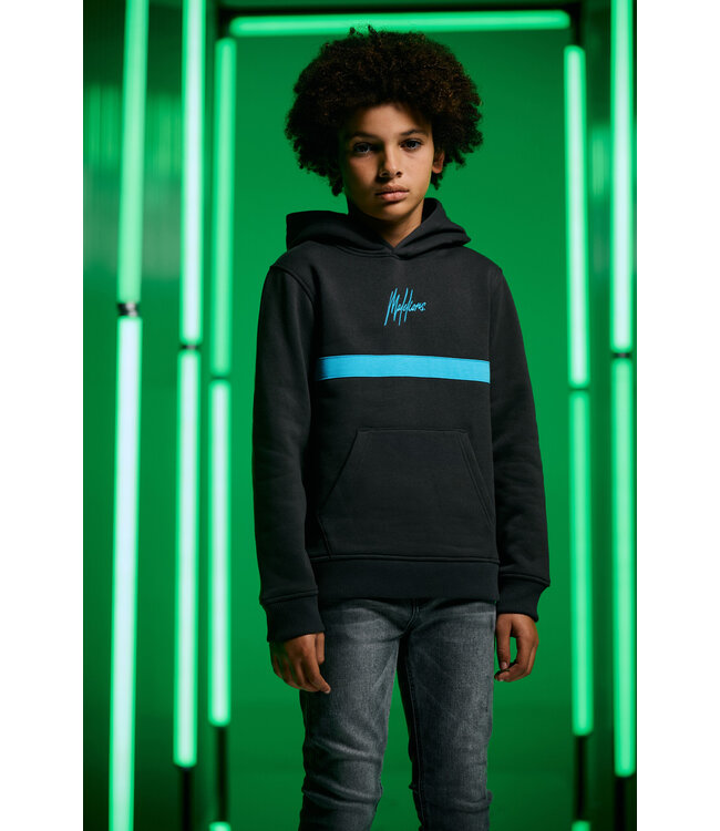 Malelions winter hoodie jongens - grijs blauw - Tube