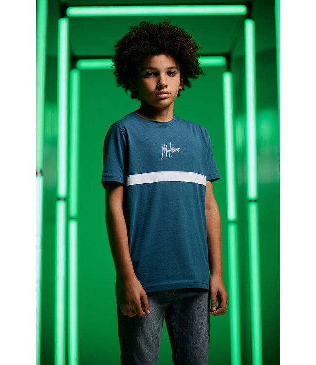Malelions winter t-shirt jongens - blauw - Tube