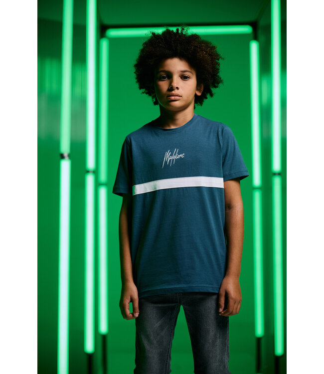 Malelions winter t-shirt jongens - blauw - Tube