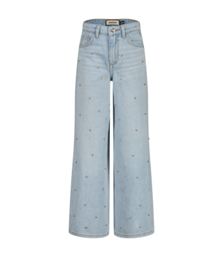 Raizzed zomer jeans broek meisjes - blauw - Monaco - extra wide leg