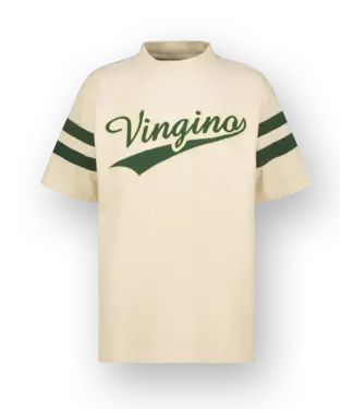 Vingino zomer t-shirt jongens - off white - Hoyt - oversized