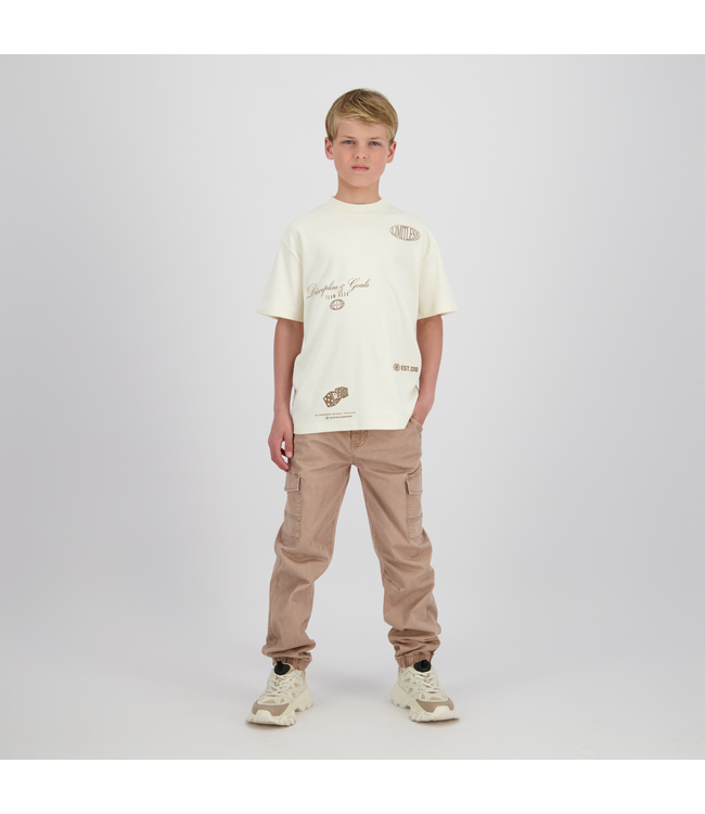 Raizzed zomer t-shirt jongens - off wit - Hold - boxy fit