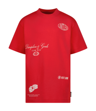 Raizzed zomer t-shirt jongens - rood - Hold - boxy fit