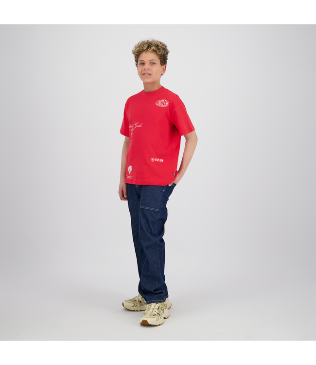 Raizzed zomer t-shirt jongens - rood - Hold - boxy fit