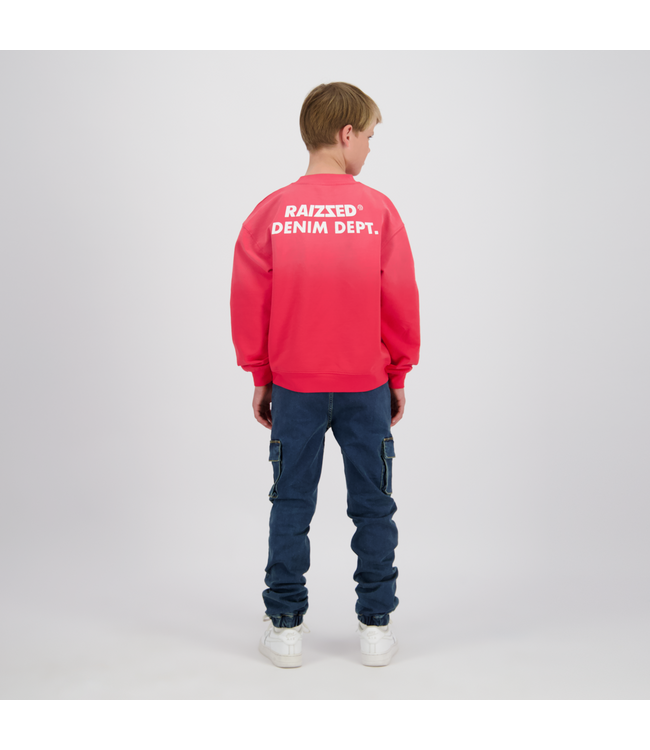 Raizzed zomer sweater jongens - rood - Nover - boxy fit