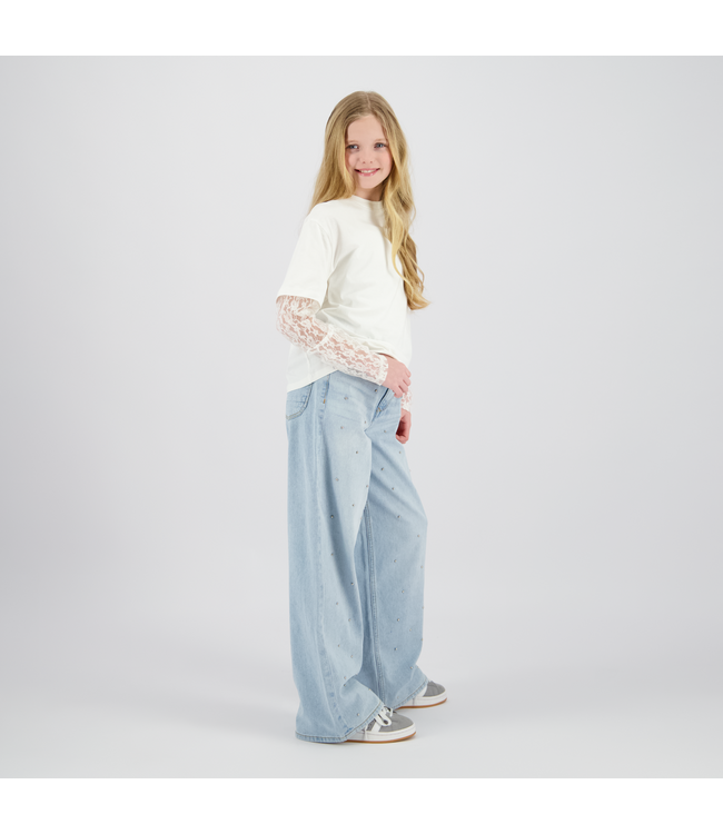 Raizzed zomer t-shirt meisjes - wit - Tanya