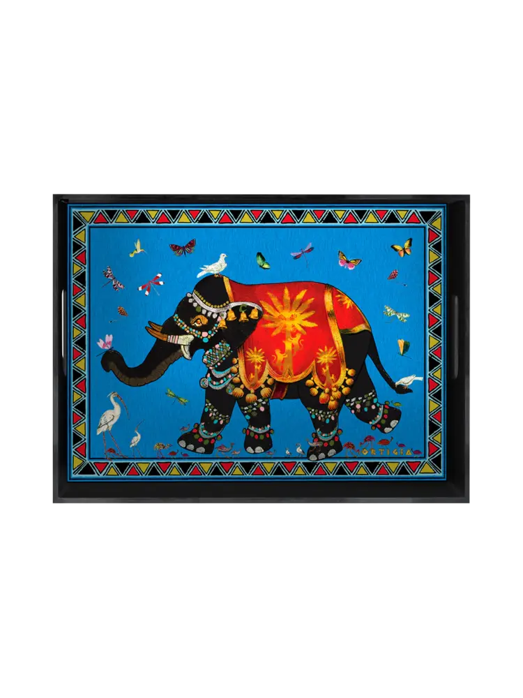 TRAY ELEPHANT RECTANGLE