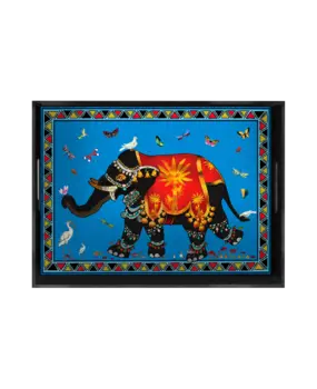 TRAY ELEPHANT RECTANGLE