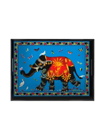 TRAY ELEPHANT RECTANGLE