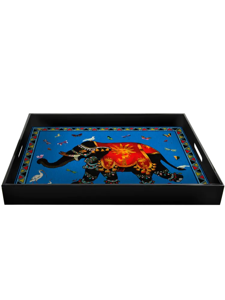 TRAY ELEPHANT RECTANGLE