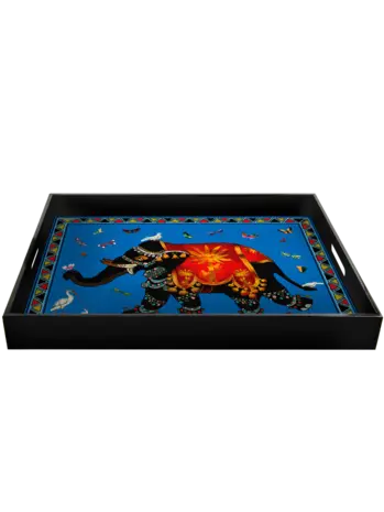 TRAY ELEPHANT RECTANGLE