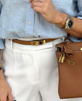 Kelly belt cognac