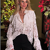 Lace button up blouse
