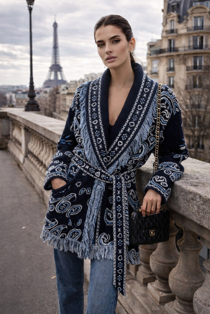 Bandana vest Dark blue