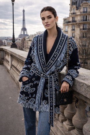 Bandana vest Dark blue