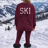 SKI club sweater Bordeaux
