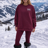 SKI club sweater Bordeaux