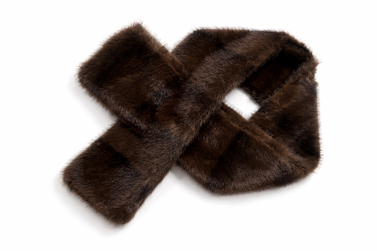 Faux fur neck scarf
