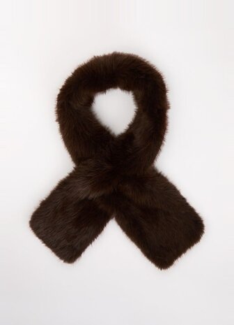 Faux fur neck scarf