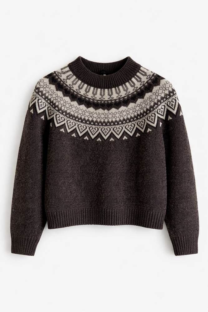 Nordic sweater brown