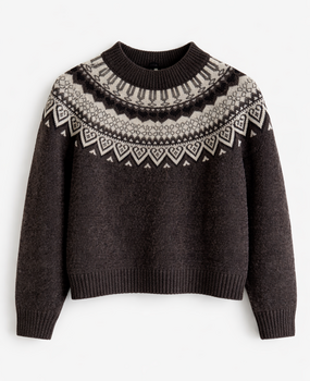 Nordic sweater brown