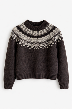 Nordic sweater brown