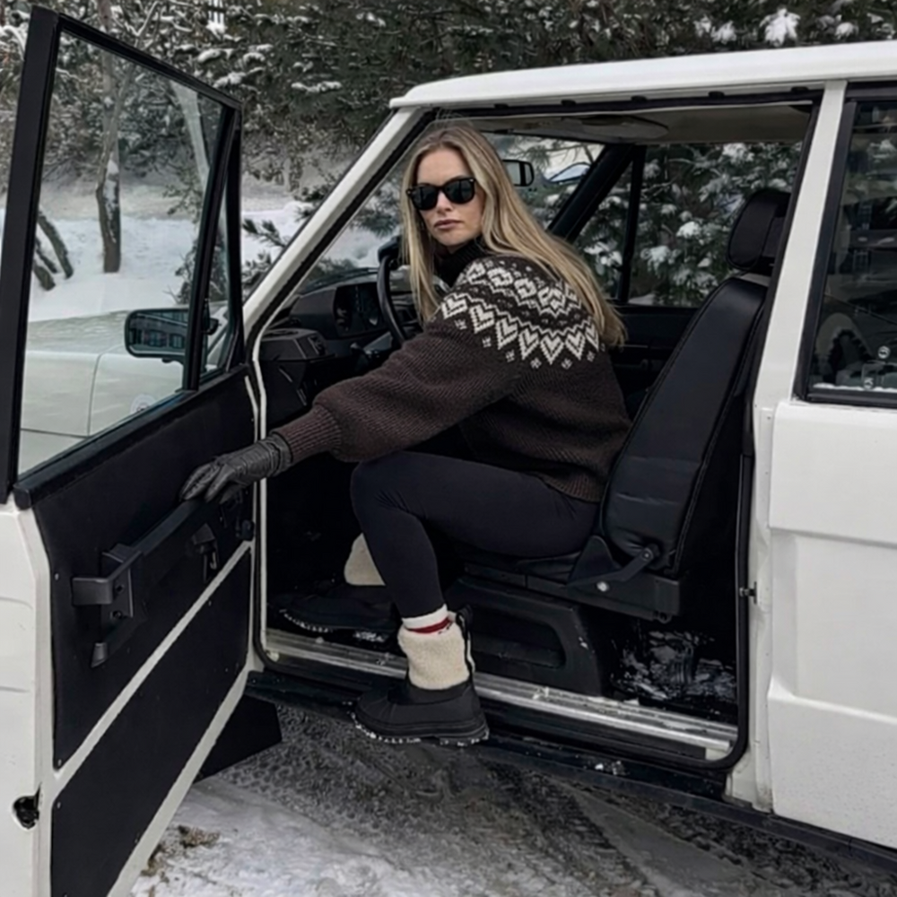 Nordic sweater brown