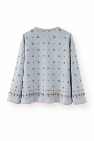 Denim glitter jacket