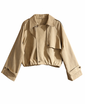 Trench coat cropped