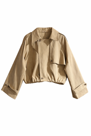Trench coat cropped