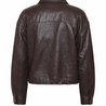 Pleather jacker brown TU