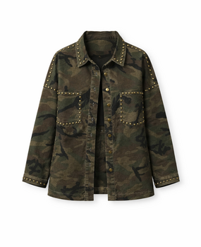 Military studded jacket