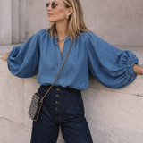 Jeans Blouse Balloon