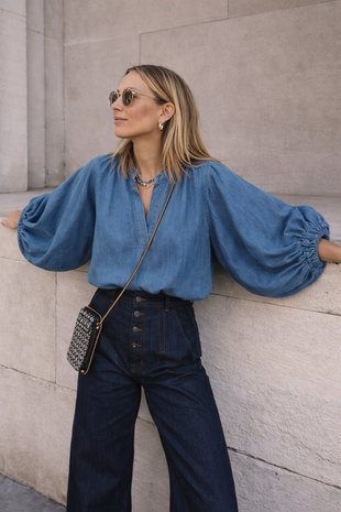 Jeans Blouse Balloon