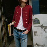 Boucle red jacket