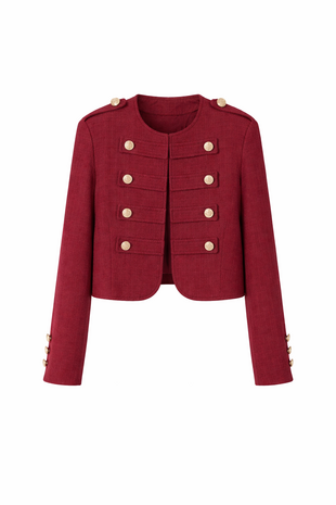Boucle red jacket