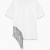 TSHIRT SEQUIN FRINGE TU