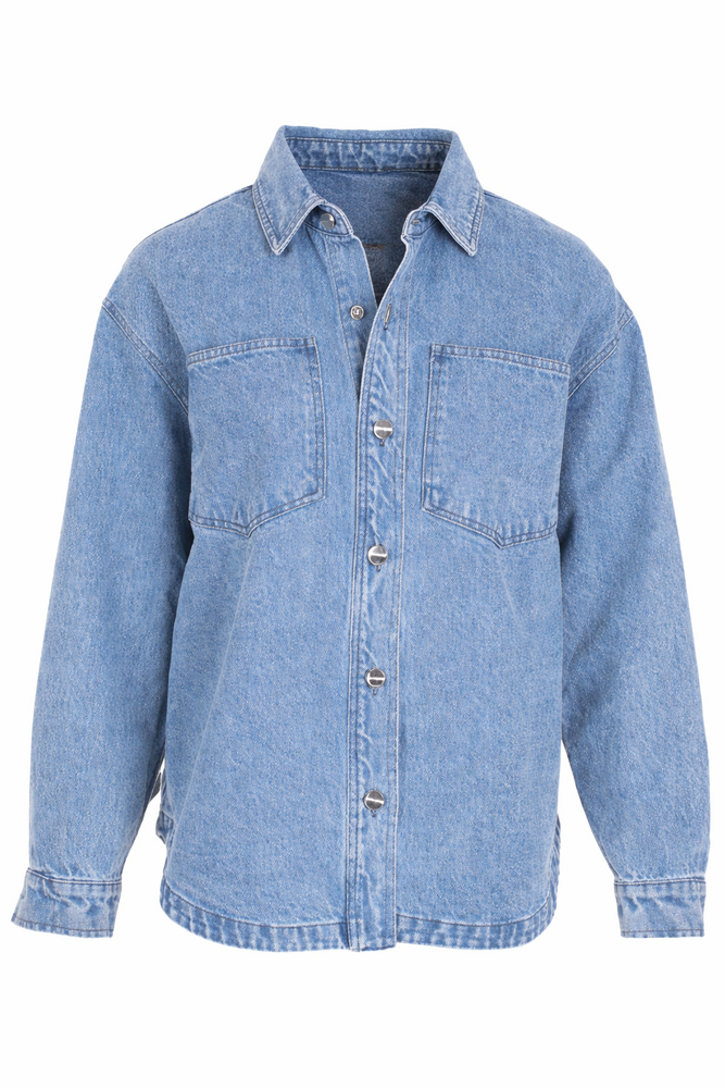 DENIM BLOUSE TU