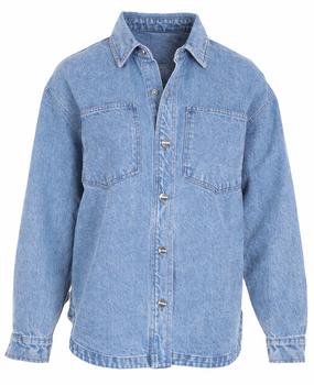 DENIM BLOUSE TU