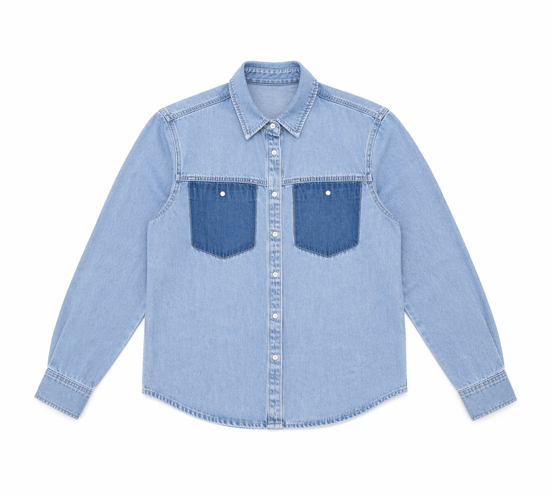 Denim Blouse pockets