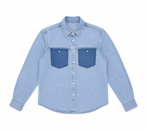 Denim Blouse pockets