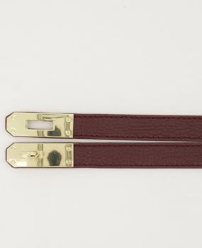 Kelly belt Bordeaux