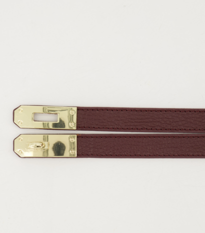 Kelly belt Bordeaux