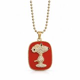 Snoopy ketting  Red