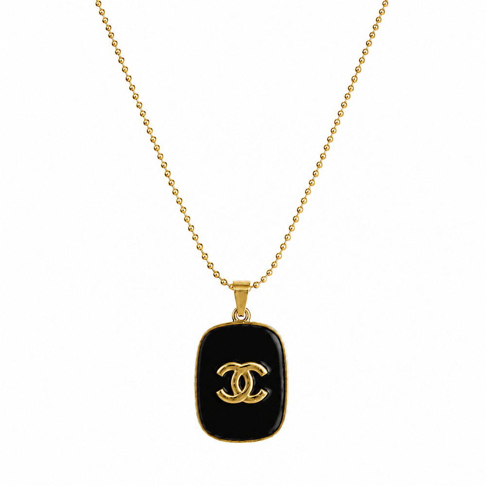 Champagne Club Necklace nero