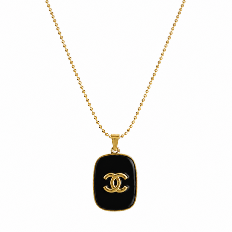 Champagne Club Necklace nero